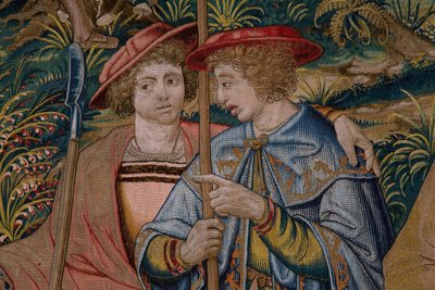 The Foundation of Rome: Faustulus meets Romulus and Remus. 1525-1530 (detail) by Bernart van (attr. to) Orley