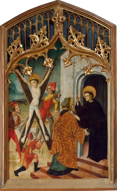 Saint Vincent of Saragossa and Saint Vincent Ferrer by Bernat Martorell the Elder