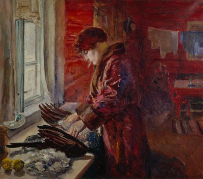 Plucking the Hen by Bernhard Dorotheus Folkestad