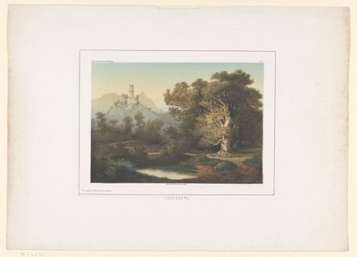View of the Godesburg near Bad Godesberg by Bernhard Hoefling