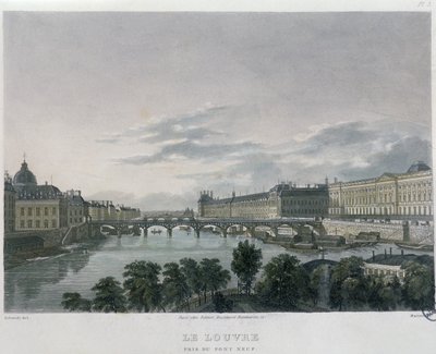 The Pont or Passerelle des Arts, Paris by Bernhard Schmidt