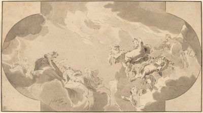 Ceiling Decoration by Bernhard Schreuder after Jacob de Wit