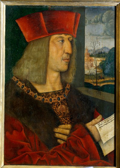 Portrait of Emperor Maximilian I by Bernhard Strigel