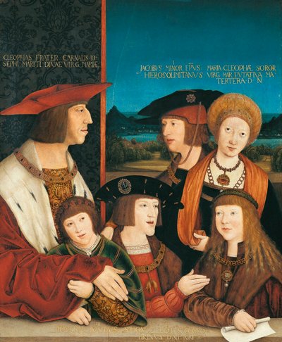 The Family of Emperor Maximilian I by Bernhard Strigel