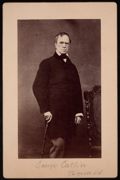 Portrait of George Catlin by Bernheim