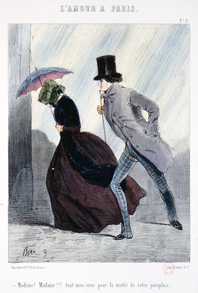 Love in Paris, c.1840 by Berr Berr