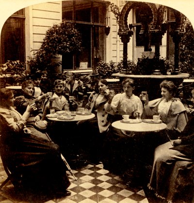 Refreshing - Unter den Linden Café, Berlin, Germany by Bert Underwood