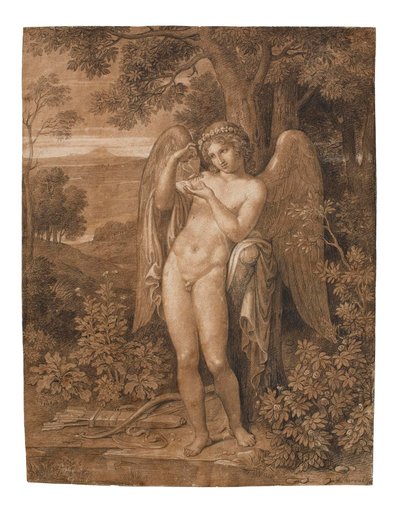 Cupid with a Butterfly by Bertel Thorvaldsen