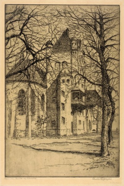 German Building, Chicago by Bertha Evelyn Jaques