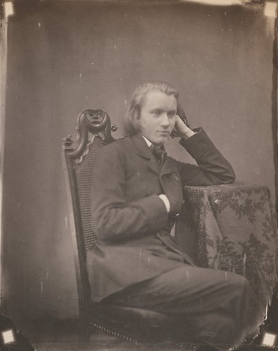 Johannes Brahms, Leipzig, 1853 by Bertha Wehnert Beckmann