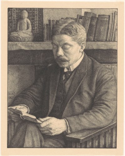 Portrait of Rev. J. Dekker by Bertha van Hasselt