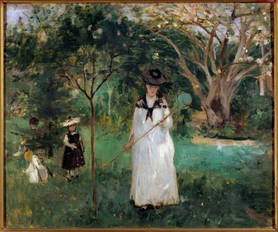 Butterfly Hunting by Berthe Morisot