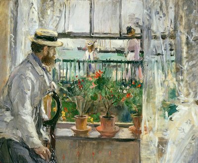 Eugène Manet on the Isle of Wight by Berthe Morisot