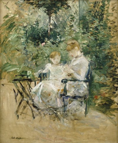 In the Garden by Berthe Morisot