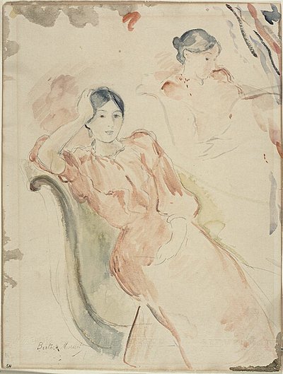 Jeanne Pontillon by Berthe Morisot