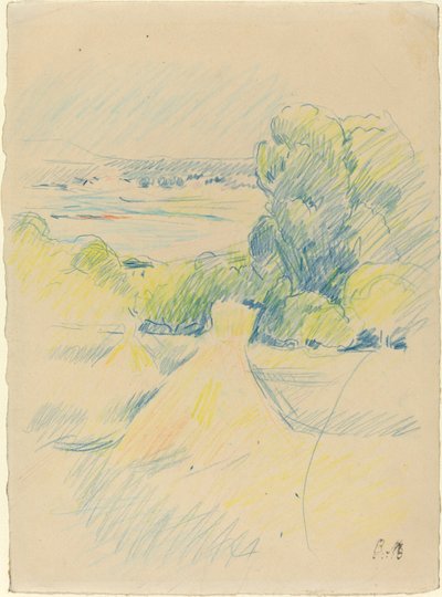 Landscape by Berthe Morisot