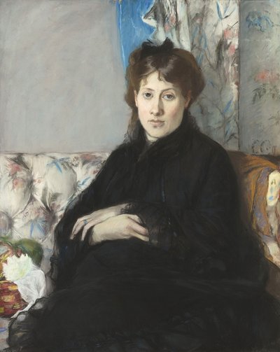 Portrait of Madame Edma Pontillon, née Morisot by Berthe Morisot