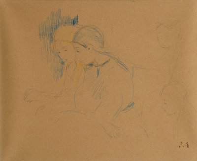 Portrait of Young Girls by Berthe Morisot