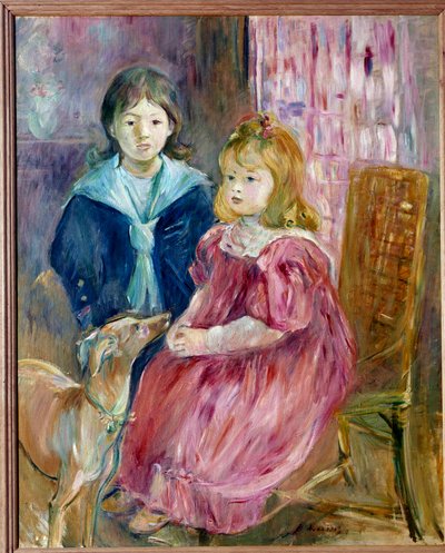 Portrait of the Children of Gabriel Thomas by Berthe Morisot
