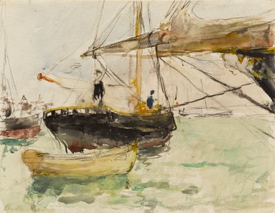 The Front of a Yacht by Berthe Morisot