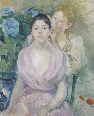 The Hortensia, or The Two Sisters, 1894 by Berthe Morisot