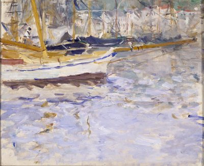 The Port of Nice, Winter 1881?-82 by Berthe Morisot