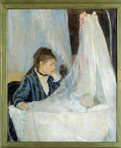 The Cradle (Detail) by Berthe Morisot