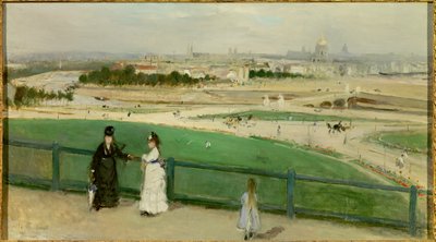 View of Paris from the Heights of the Trocadero by Berthe Morisot