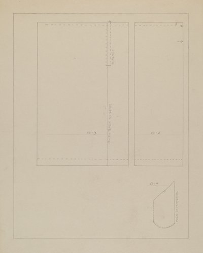 Pattern for a Dress by Bessie Forman