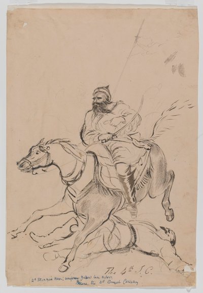 The 4th Irregular Cavalry, c.1845 by Bethune Donald Grant