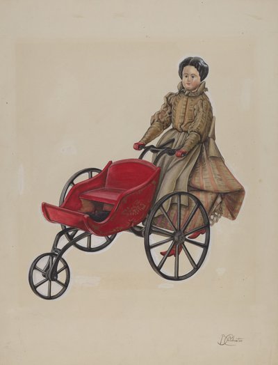 Go-Cart and Doll by Beverly Chichester