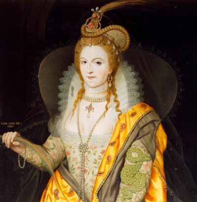 Portrait of Queen Elizabeth I by Biagio Rebecca