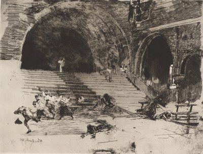 A Miracle, 1874 by Bianchi Mose