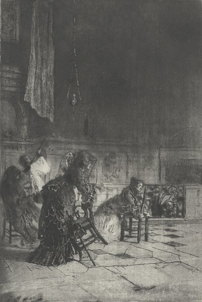 Interior of a Church in Milan by Bianchi Mose