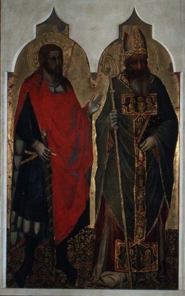 St. Julian and St. Zenobius by Bicci di Lorenzo