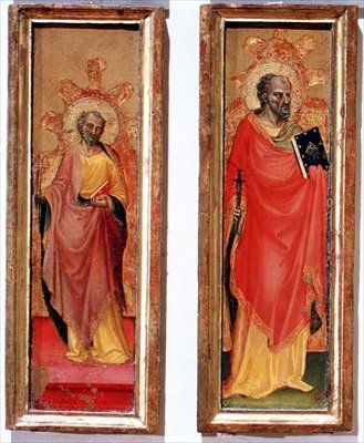Two Holy Apostles by Bicci di Lorenzo