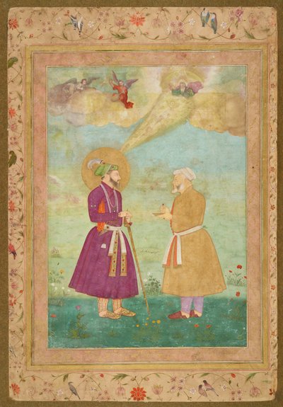 Shah Jahan with Asaf Khan by Bichitr Bichitr