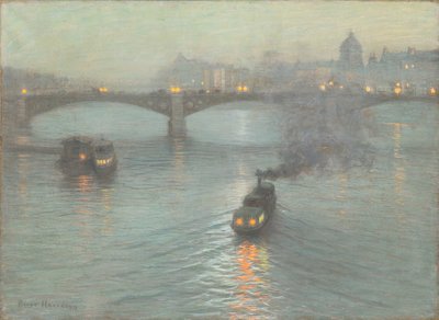 Evening on the Seine by Birge Harrison