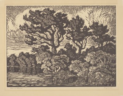 Willow and Cottonwood, about 1931 by Birger Sandzen