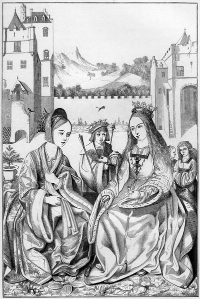 Saint Catherine of Alexandria by Bisson and Cottard