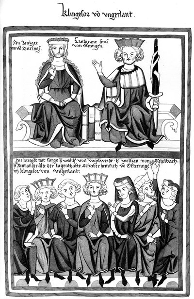 The Congress of Wartburg, 15th century 1849 by Bisson and Cottard