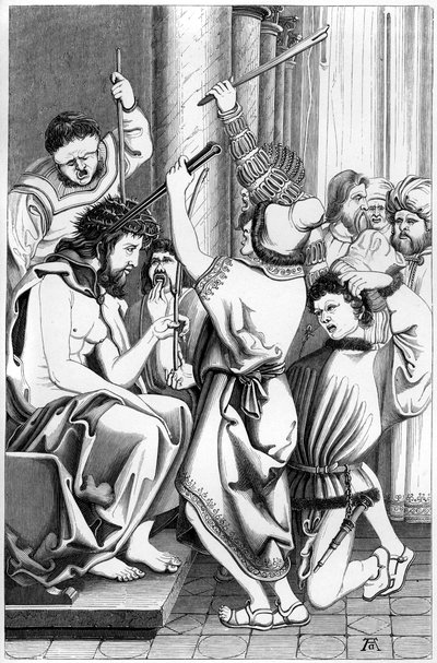 The Mocking of Christ, 16th Century 1849 by Bisson and Cottard