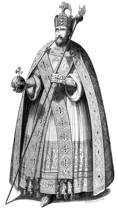 The Costume Worn by Emperors During Their Coronations Since the Time of Charlemagne by Bisson and Cottard