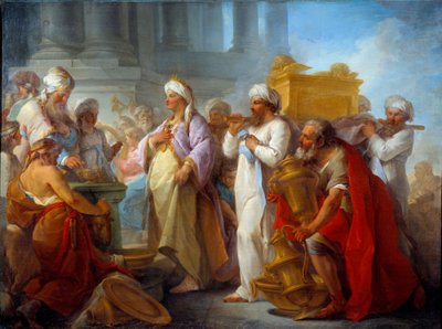 Solomon in Front of the Ark of the Covenant by Blaise Nicolas Le Sueur
