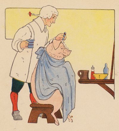 Nursery Rhyme: Barber by Blanche Fisher Wright