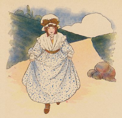 Nursery rhyme: Little Polly Flinders by Blanche Fisher Wright