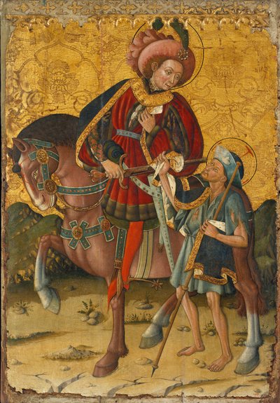Saint Martin Sharing His Cloak, c. 1440 by Blasco de Granen