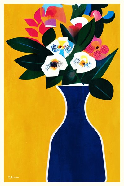 Vibrant Floral Arrangement by Bo Anderson