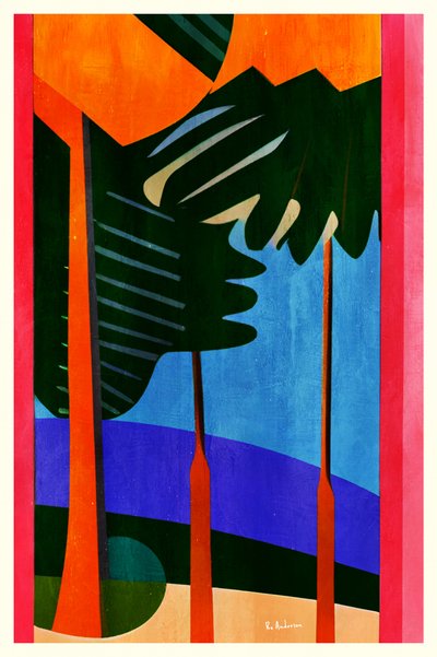 Vibrant Tropical Vista by Bo Anderson