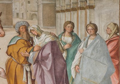 Central Nave, First North Span, Meeting of St. Joachim and Sant
